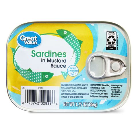 sardines in mustard nutrition facts.